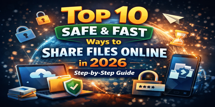 Top 10 Safe and Fast Ways to Share Files Online in 2026 (Guide)